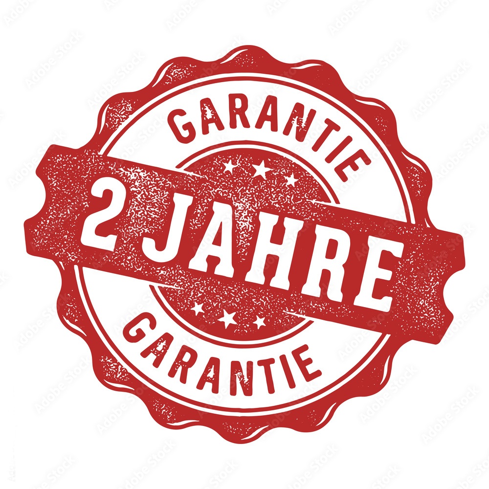 2 Jahre Garantie